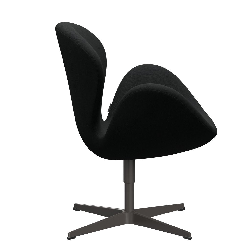 Fritz Hansen Swan Lounge Chair, Warm Graphite/Steelcut Black