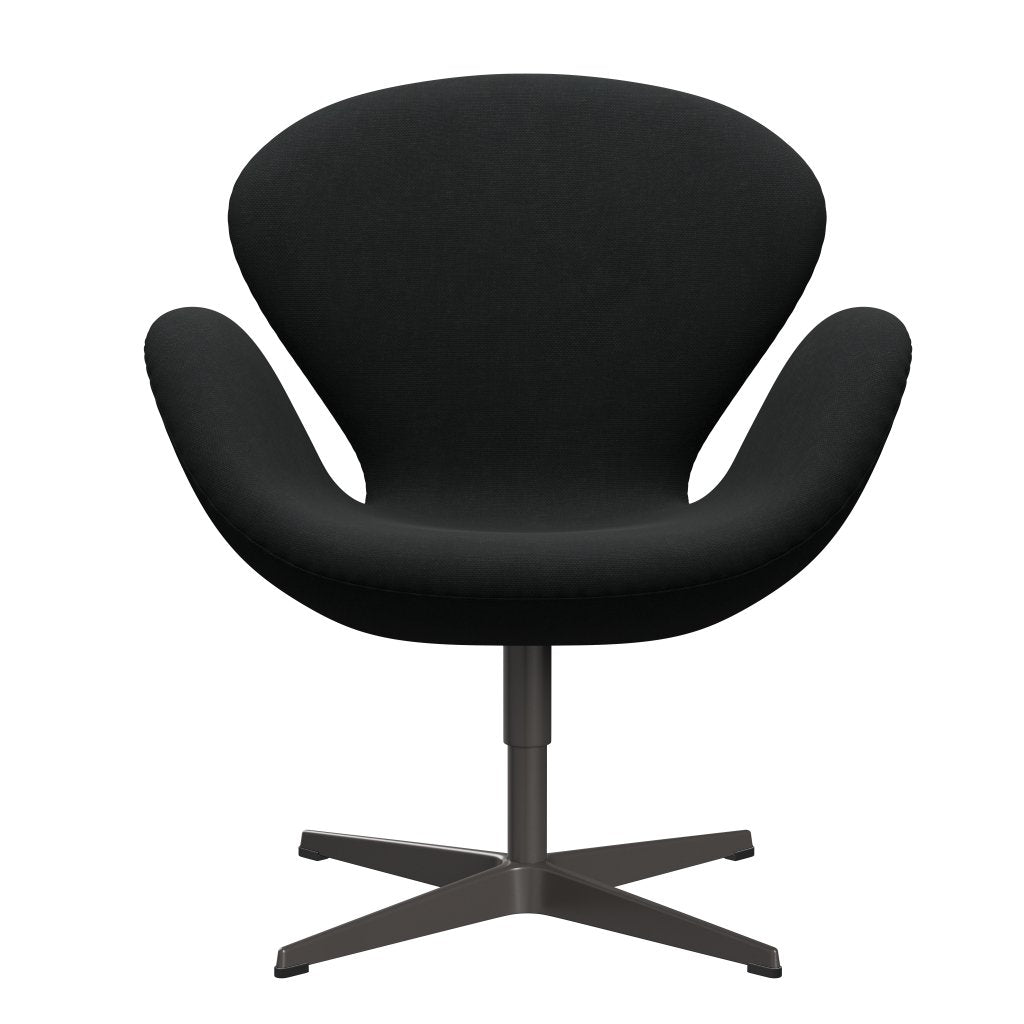 Fritz Hansen Swan Lounge Chair, Warm Graphite/Steelcut Black