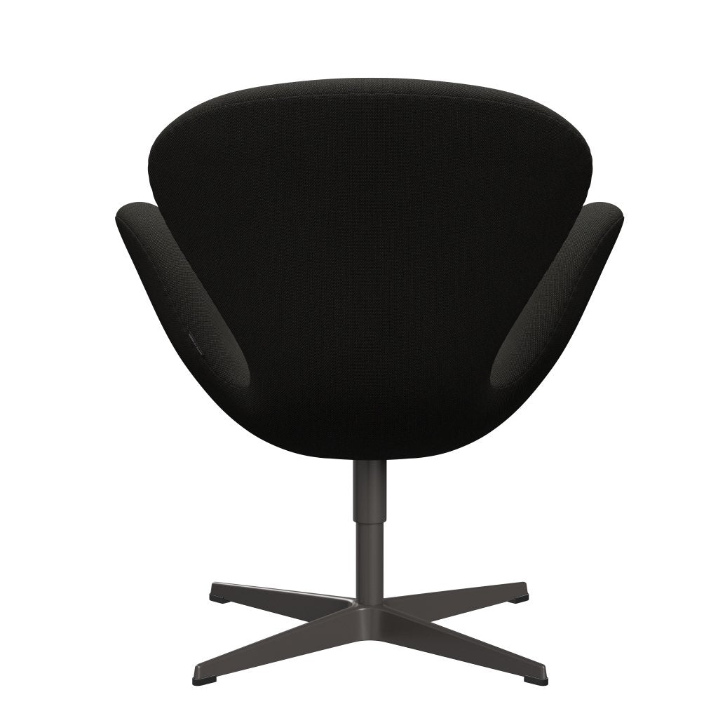 Fritz Hansen Swan Lounge Chair, Warm Graphite/Steelcut Trio Dark Brown