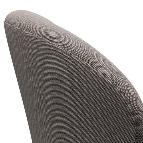 Fritz Hansen Swan Lounge Chair, Warm Graphite/Steelcut Trio Pink/White/Black