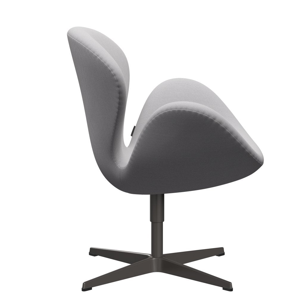 Fritz Hansen Swan Lounge Chair, teplý grafit/Steelcut Trio White & Light Grey