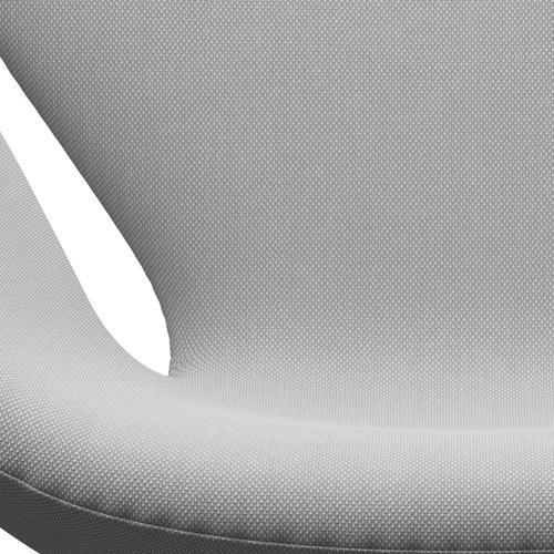 Fritz Hansen Swan Lounge Chair, teplý grafit/Steelcut Trio White & Light Grey