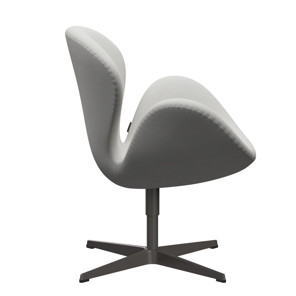 Židle Fritz Hansen Swan, teplé grafitové/Steelcut Trio Delicate Mint Green