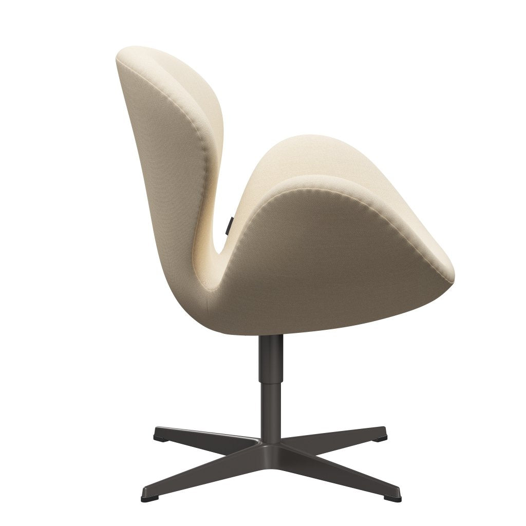 Fritz Hansen Swan Lounge Chair, Warm Graphite/Steelcut White