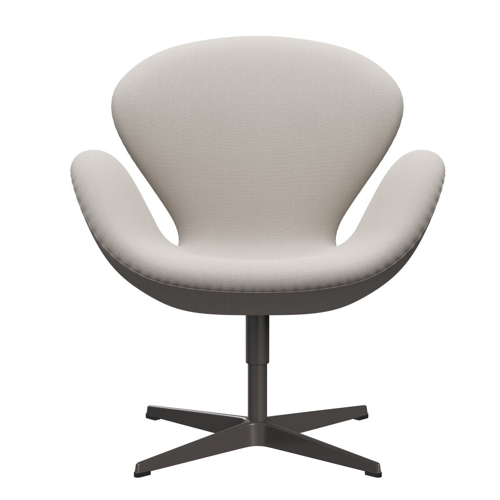 Fritz Hansen Swan Lounge Chair, Warm Graphite/Steelcut Wool White