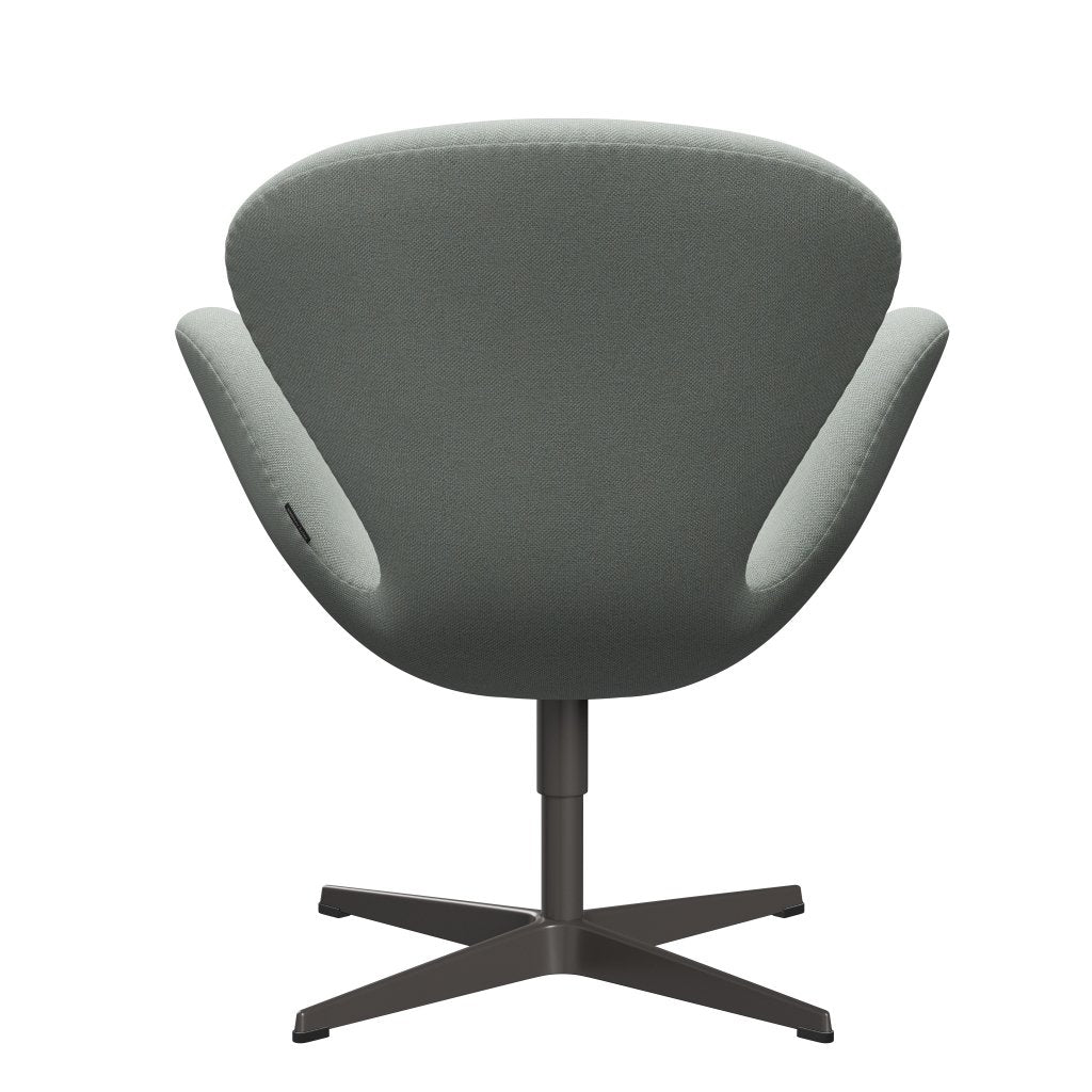 Fritz Hansen Swan Lounge Chair, teplá grafit/sunniva máta zelená