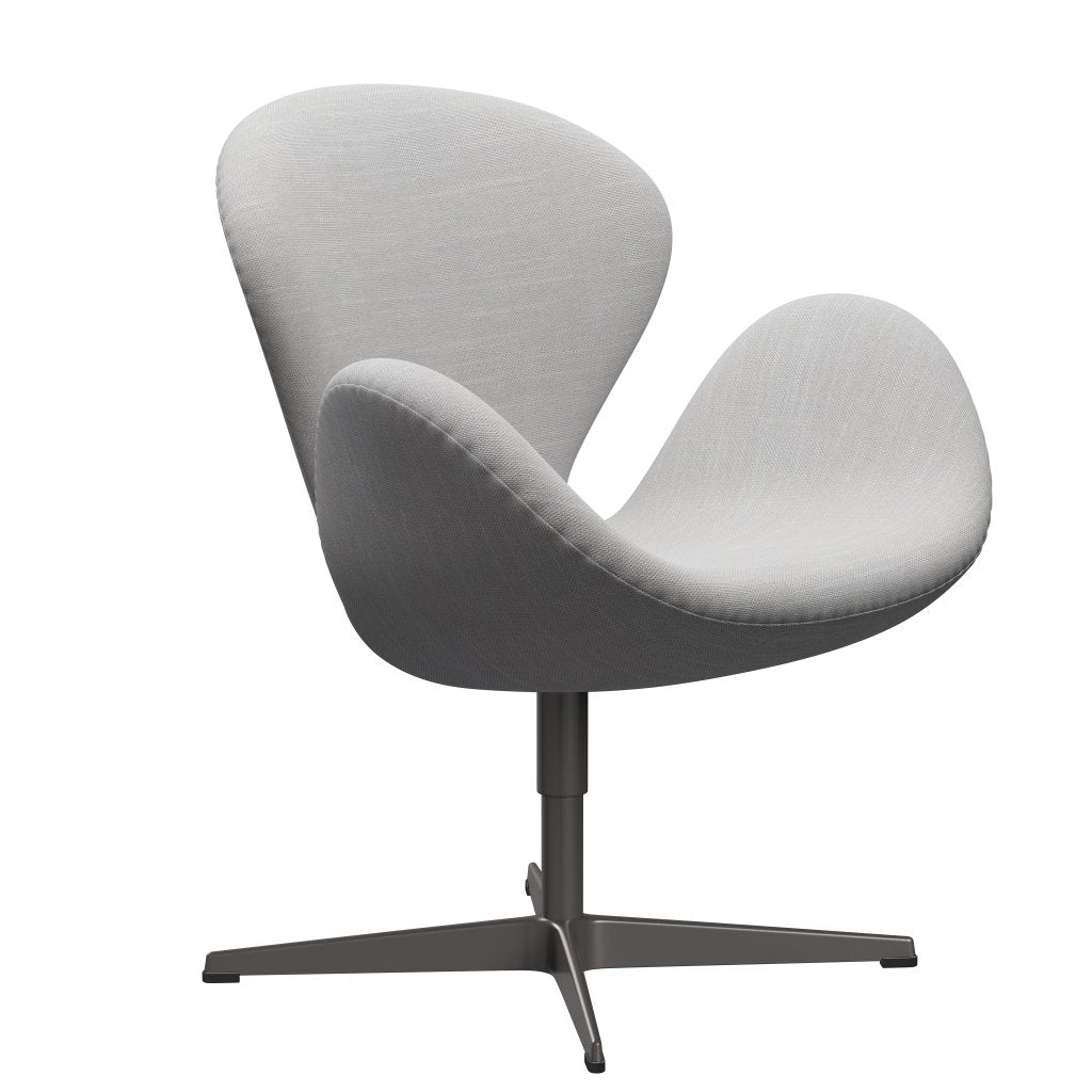 Fritz Hansen Swan Lounge Chair, teplý grafit/Sunniva Natural/Light Grey