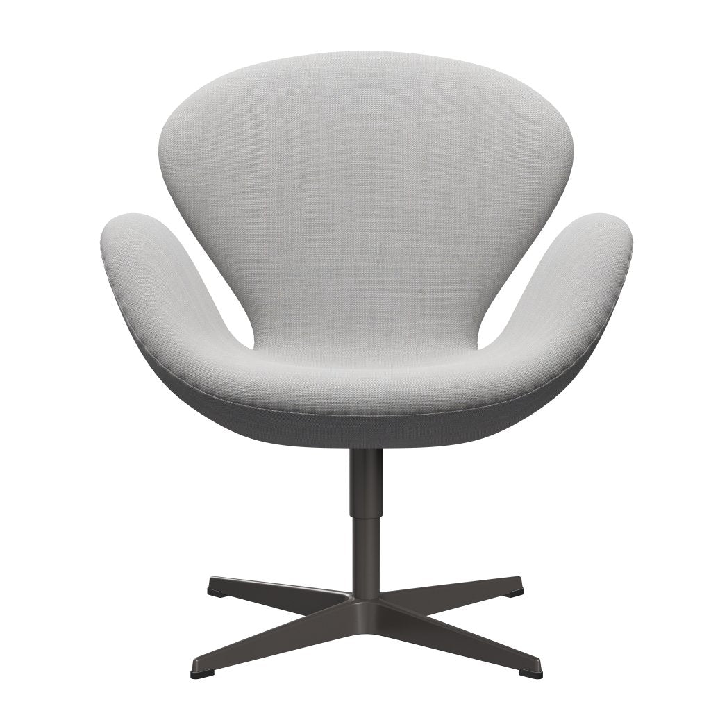 Fritz Hansen Swan Lounge Chair, teplý grafit/Sunniva Natural/Light Grey