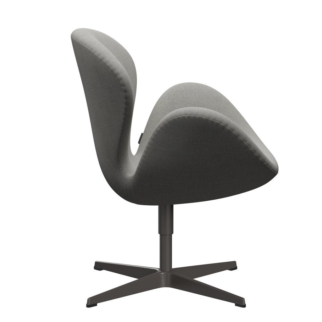 Fritz Hansen Swan Lounge Chair, teplý grafit/Sunniva písek/světle šedá