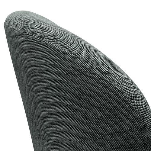 Fritz Hansen Swan Lounge Chair, teplý grafit/Sunniva černá/bílá