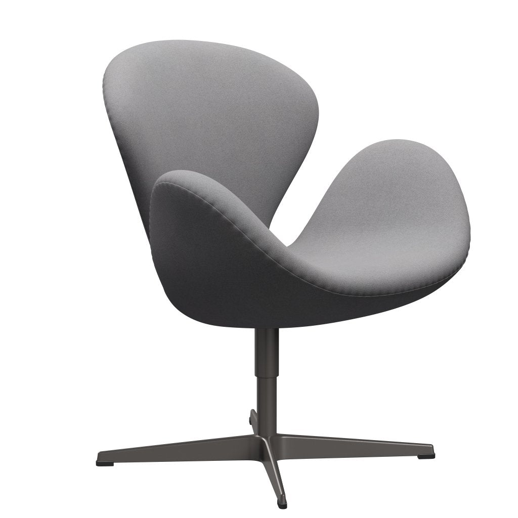 Fritz Hansen Swan Lounge Chair, teplý grafit/tonus světle šedá