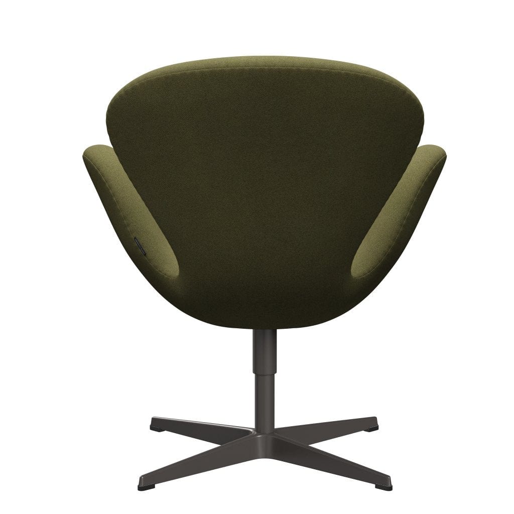 Fritz Hansen Swan Lounge Chair, Warm Graphite/Tonus Dusty Green