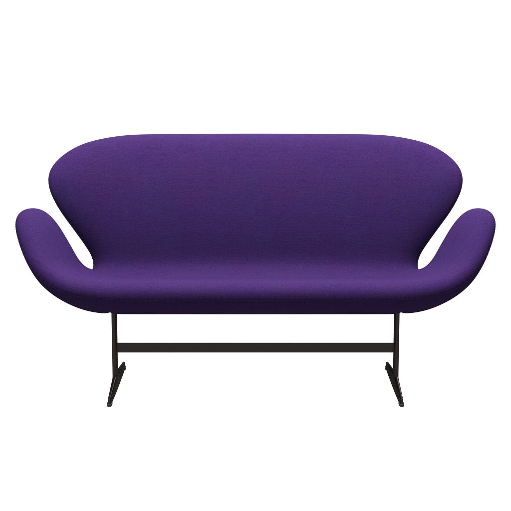 Fritz Hansen Swan Sofa 2 Seater, Brown Bronze/Tonus Violet