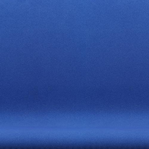 Fritz Hansen Swan Sofa 2 Seater, satén kartáčovaný hliník/tonus levandule modrá