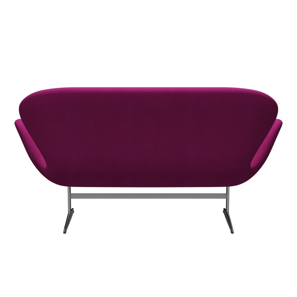 Fritz Hansen Swan Sofa 2 Seater, satén kartáčovaný hliník/tonus růžový