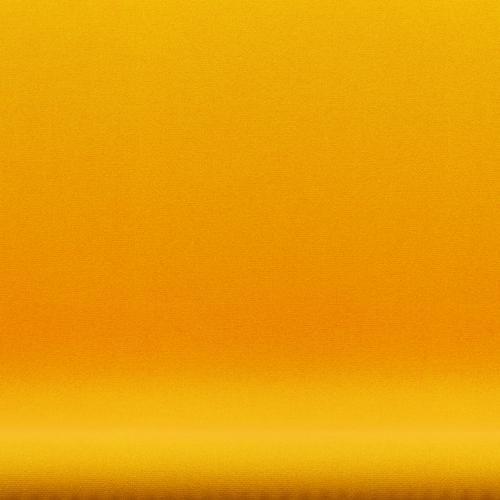 Fritz Hansen Swan Sofa 2 Seater, Black Lacquered/Tonus Yellow Orange