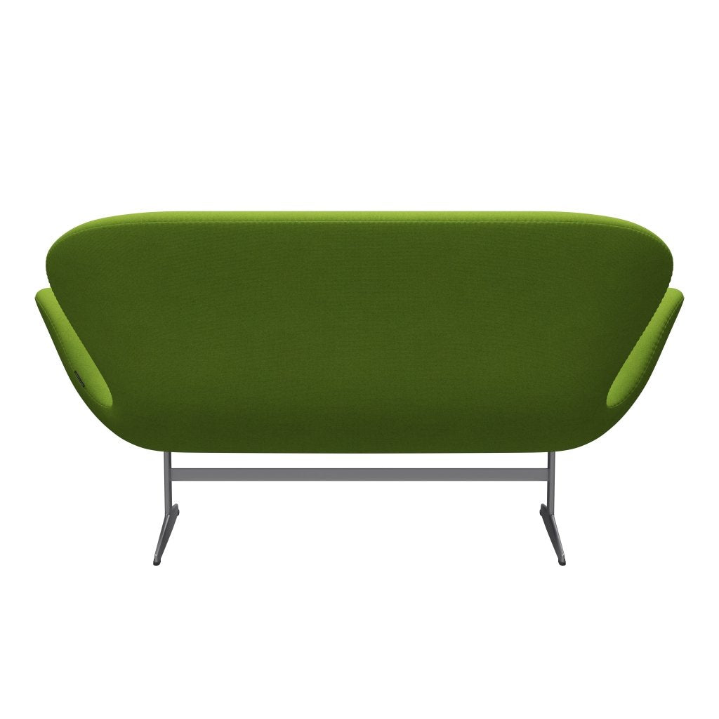 Fritz Hansen Swan Sofa 2 Seater, stříbrná šedá/tonus vápna