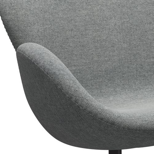 Fritz Hansen Swan Sofa 2 Seater, teplý grafit/hallingdal bílá šedá