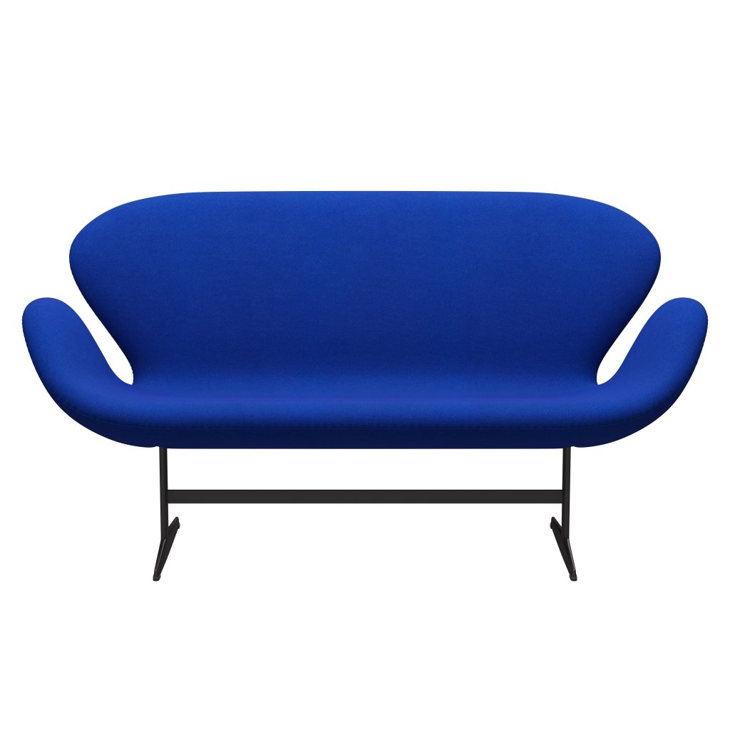 Fritz Hansen Swan Sofa 2 Seater, teplý grafit/tonus světle modrá