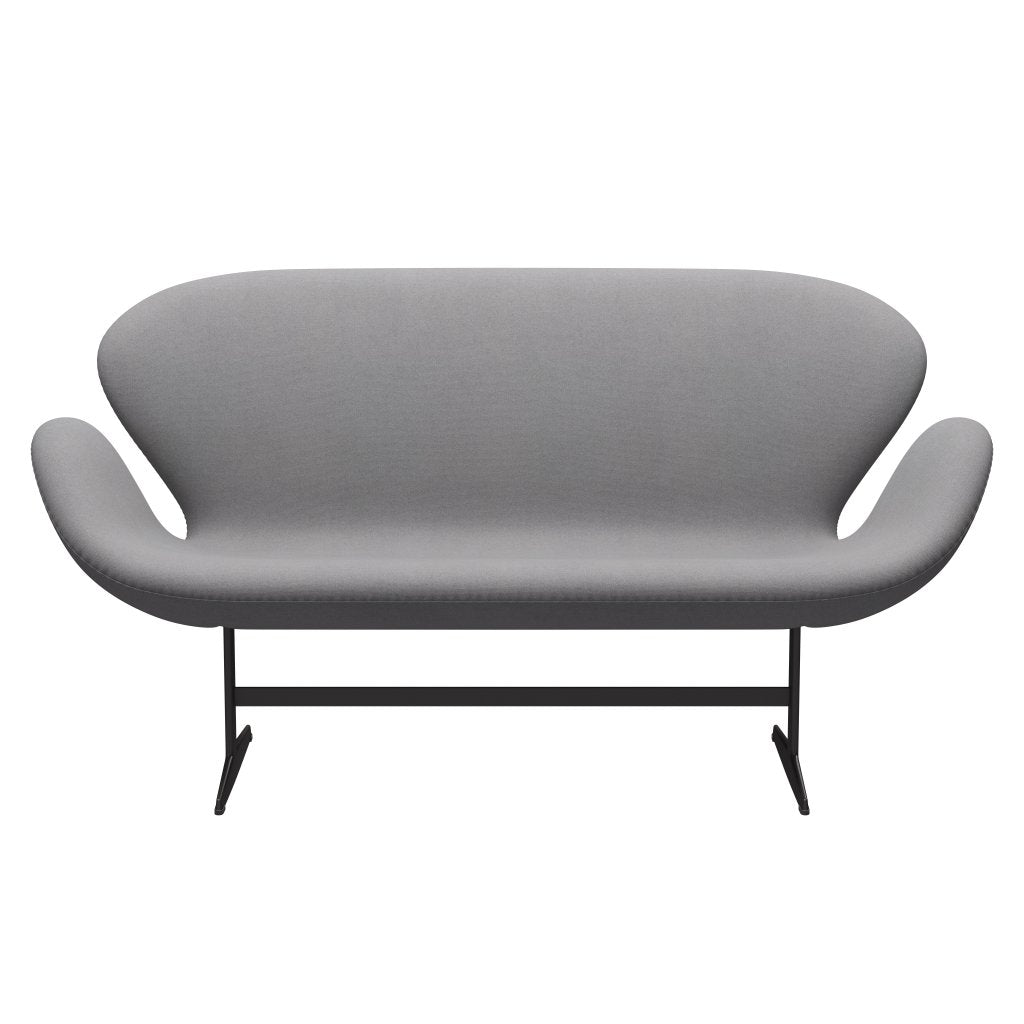 Fritz Hansen Swan Sofa 2 Seater, teplý grafit/tonus světle šedá