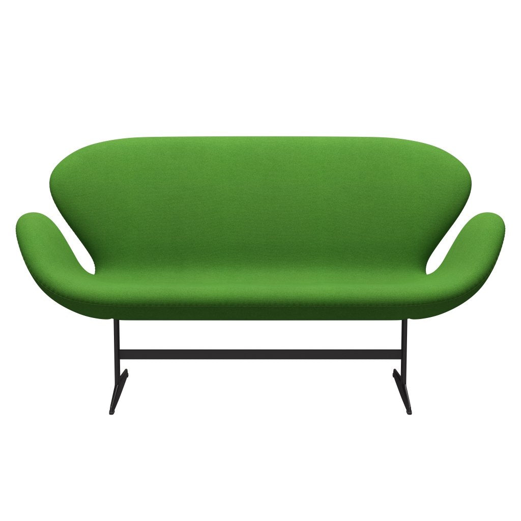 Fritz Hansen Swan Sofa 2 Seater, teplý grafit/Tonus Light Green
