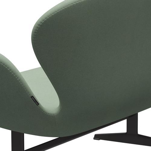 Fritz Hansen Swan Sofa 2 Seater, teplý grafit/tonus máta zelená