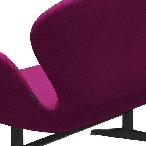 Fritz Hansen Swan Sofa 2 Seater, teplý grafit/tonus růžový