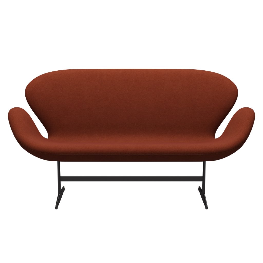 Fritz Hansen Swan Sofa 2 Seater, teplý grafit/tonus rošt