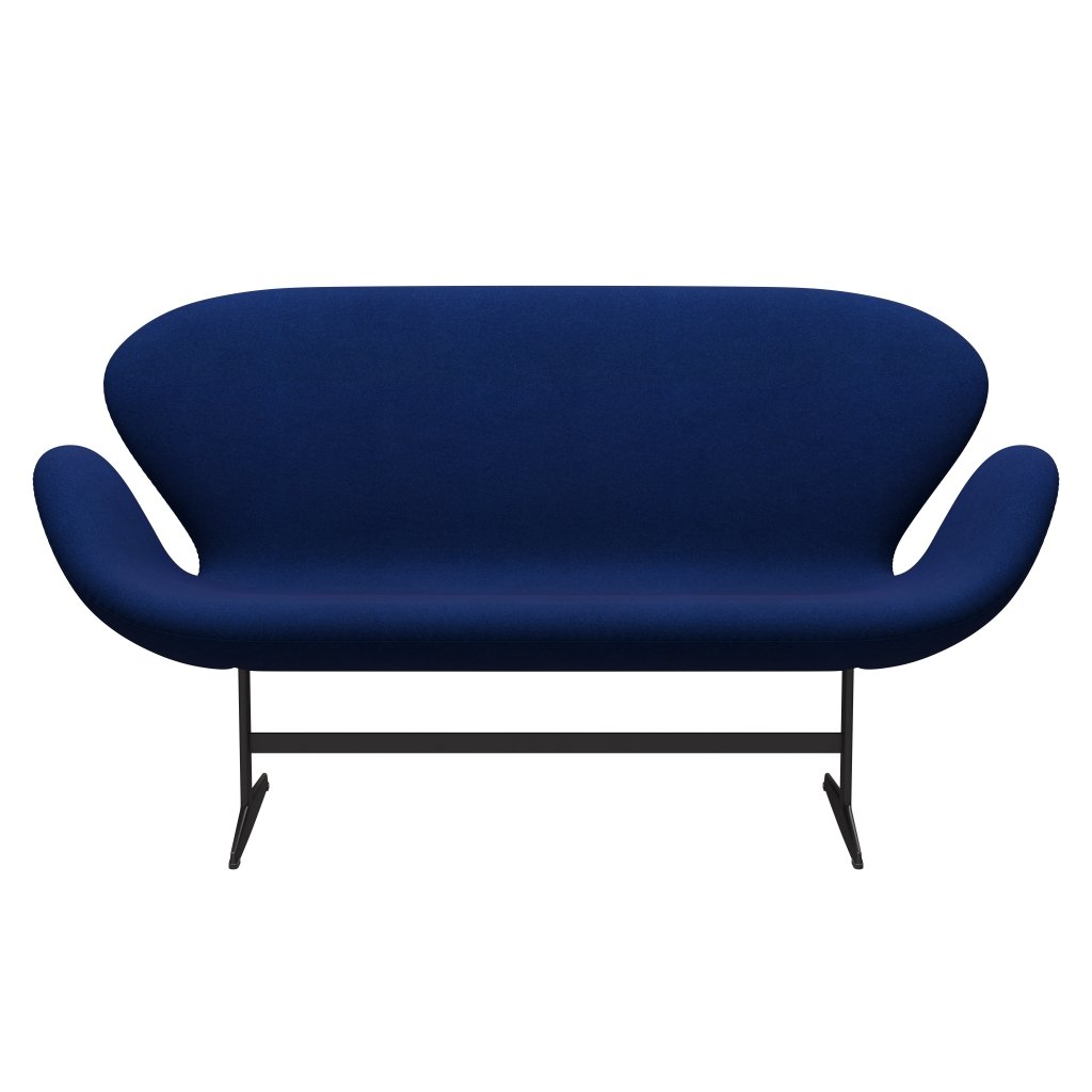 Fritz Hansen Swan Sofa 2 Seater, teplý grafit/Tonus Royal Blue