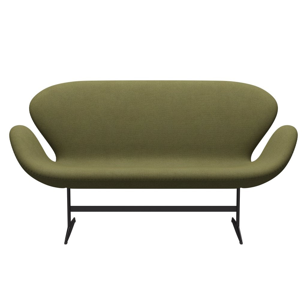 Fritz Hansen Swan Sofa 2 Seater, Warm Graphite/Tonus Dusty Green
