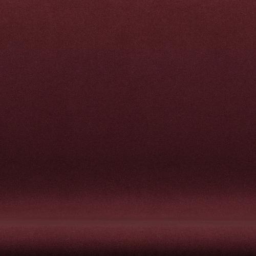 Fritz Hansen Swan Sofa 2 Seater, Warm Graphite/Tonus Wine Red
