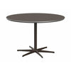 Kruhový jídelní stůl Fritz Hansen Ø120 cm, šedý/hnědý bronz