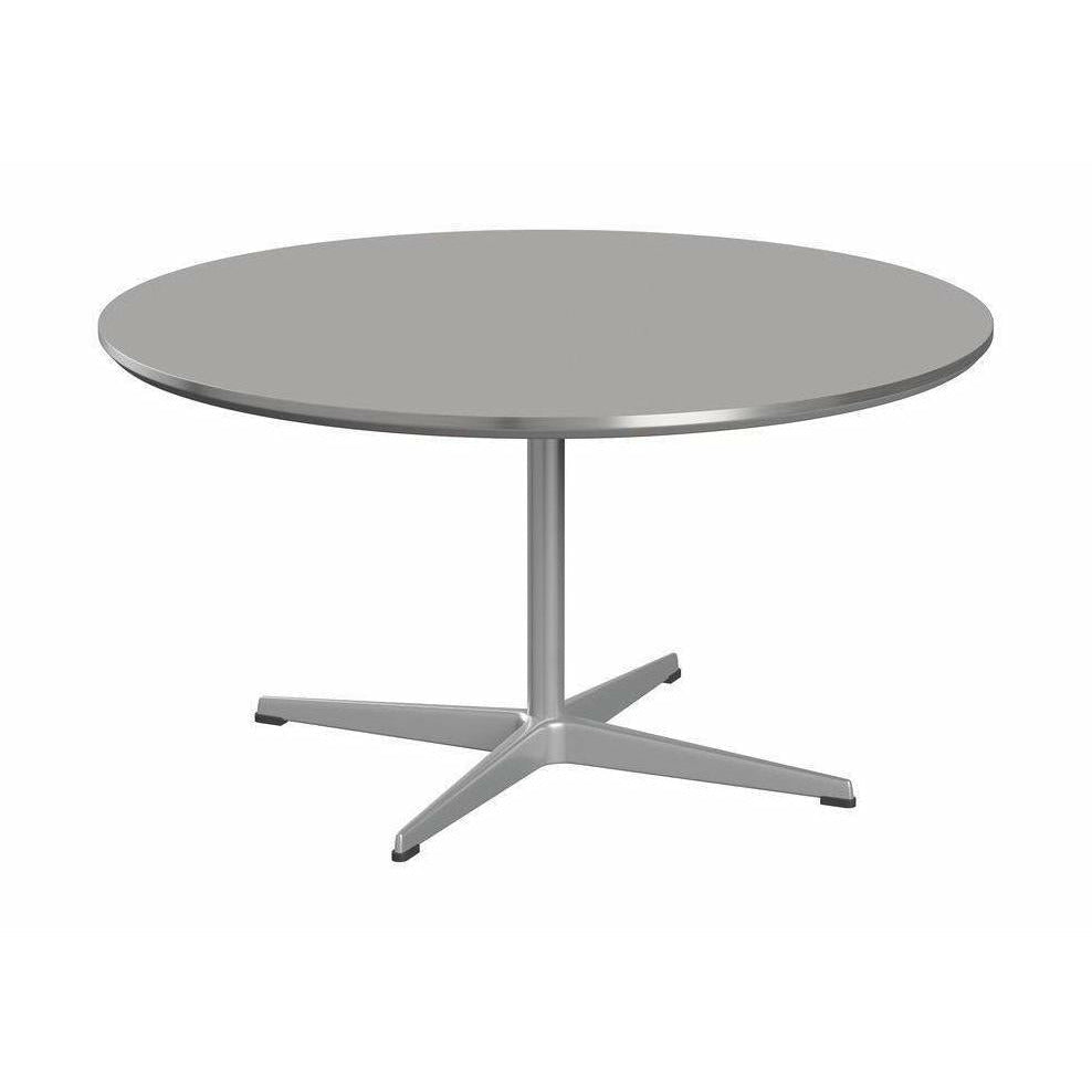 Kruhový konferenční stolek Fritz Hansen Ø90, Efeso šedá/stříbrná šedá