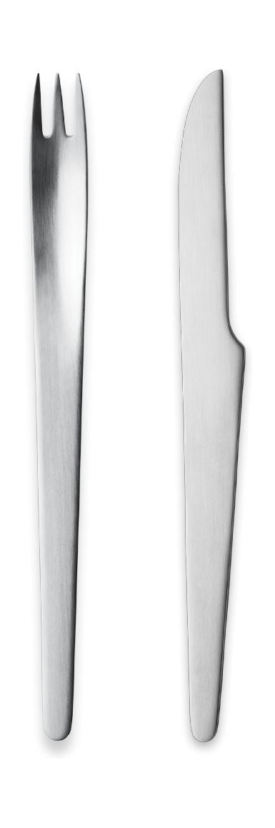Georg Jensen Arne Jacobsen Dezert Cutlery, 8 kusů