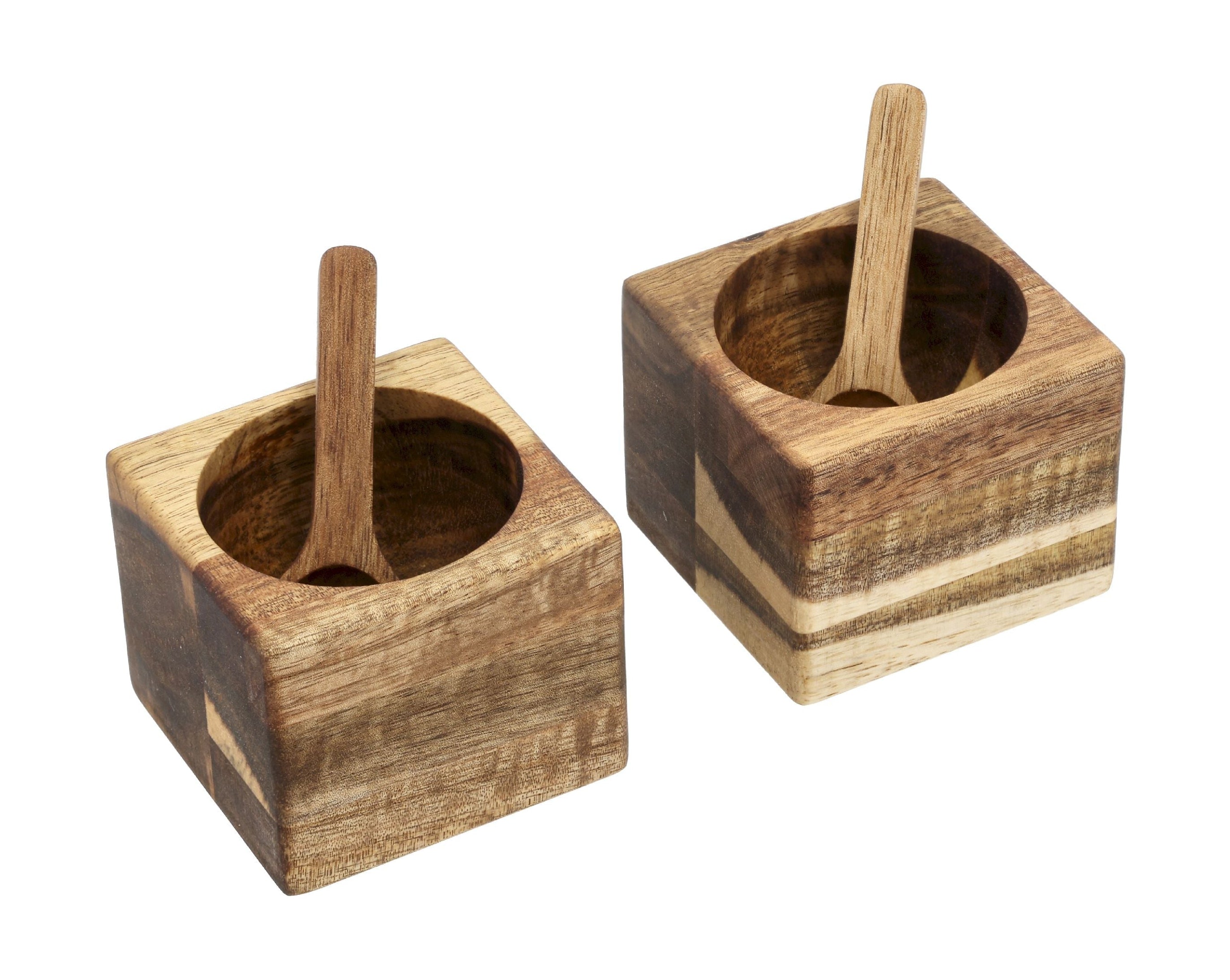 Holm Mini Bowls Set 2, Acacia Wood