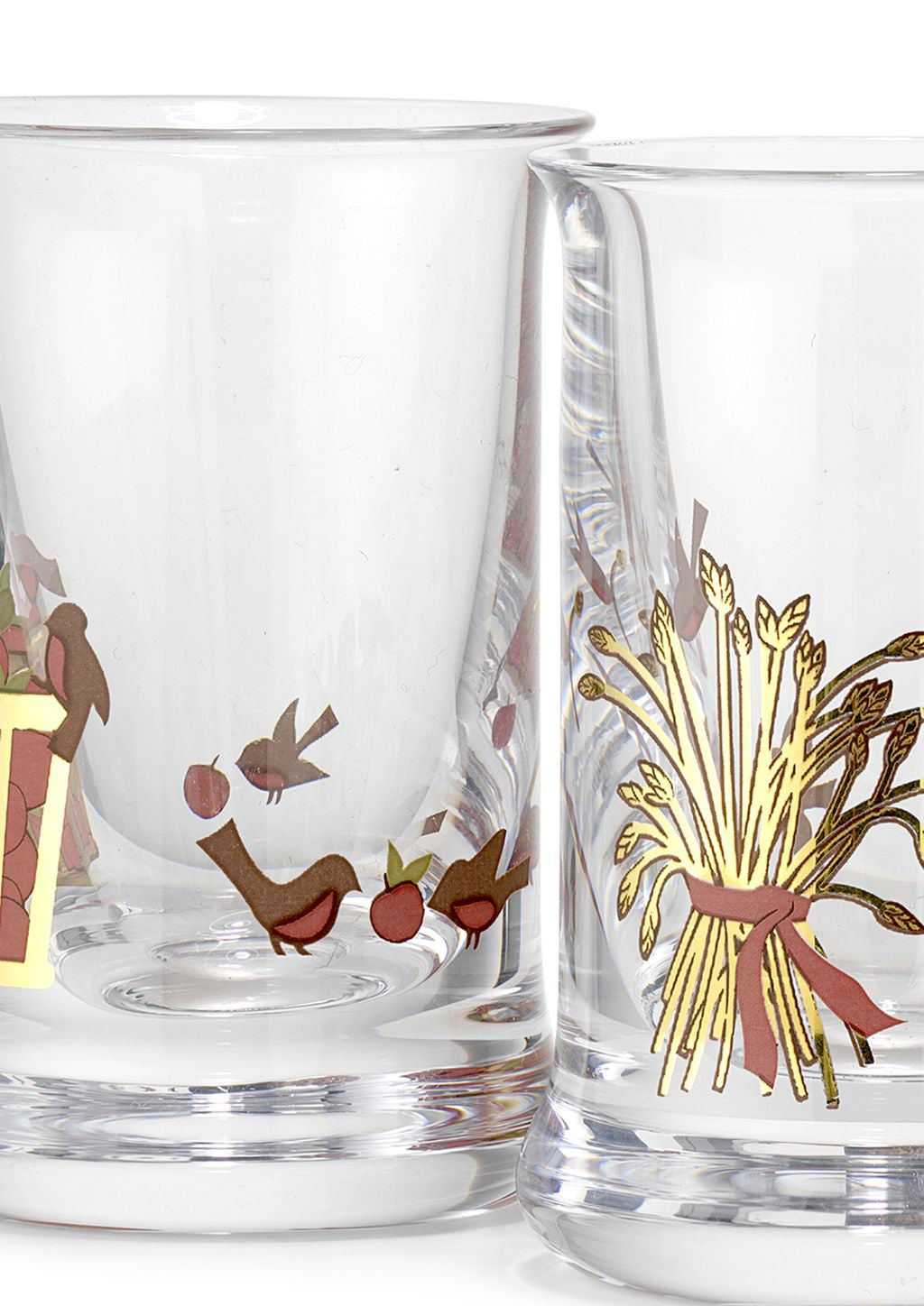 Holmegaard Christmas Shot Glass 3 Cl, 2 ks.