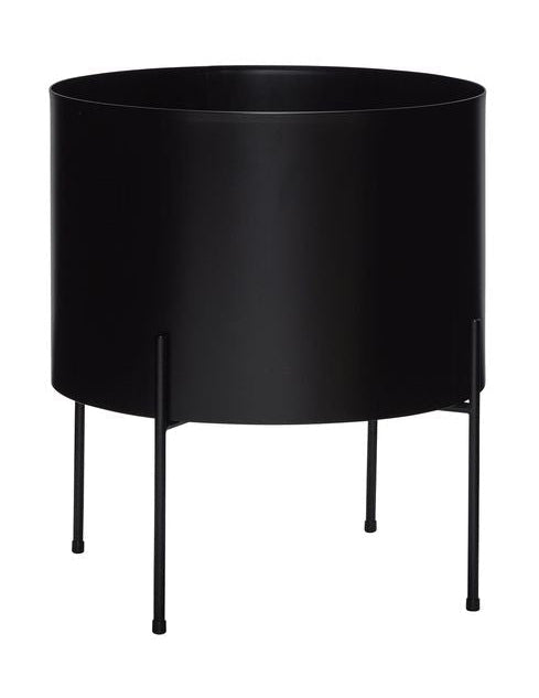 Hübsch Airy Planter, Black