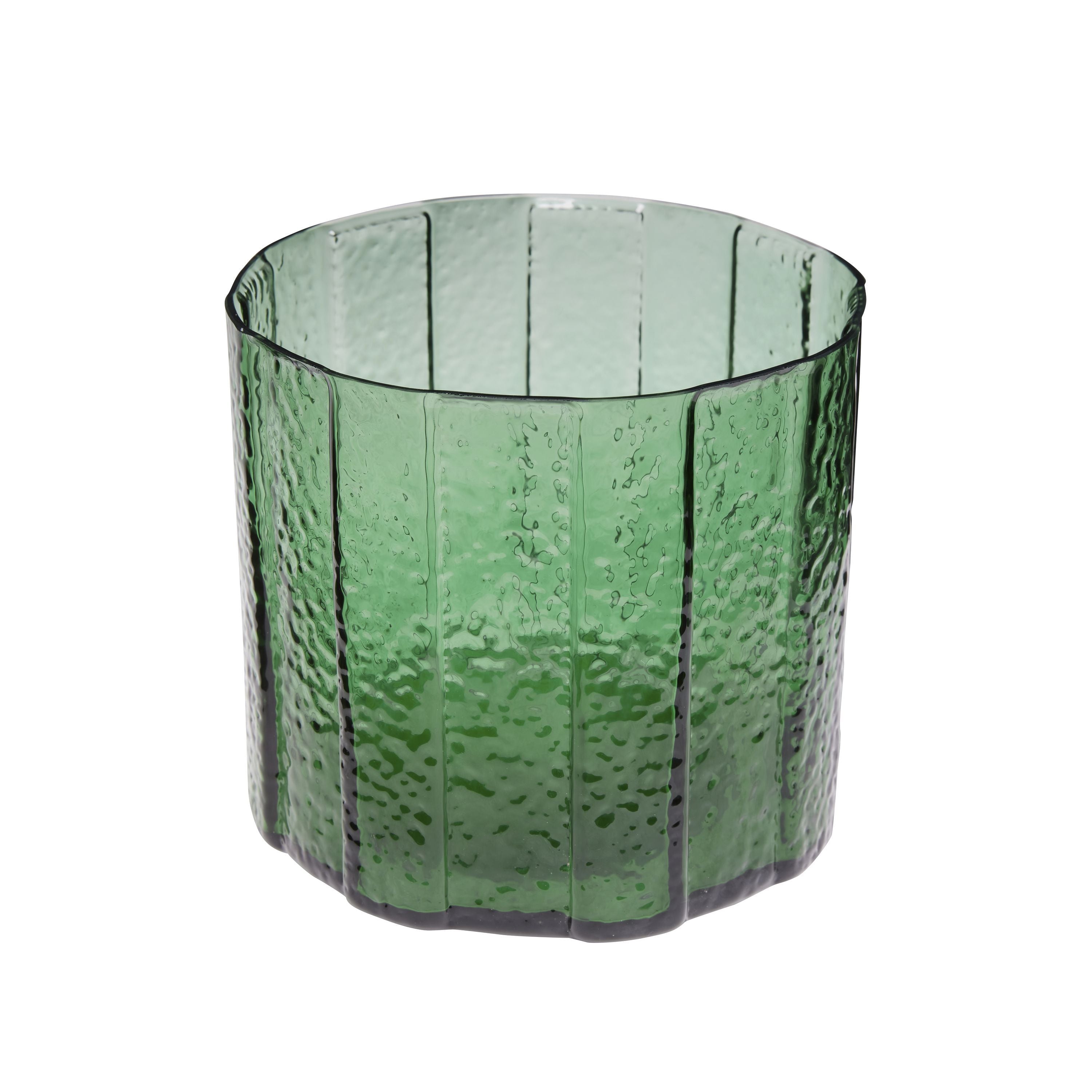 Hübsch Emerald Vase, zelená