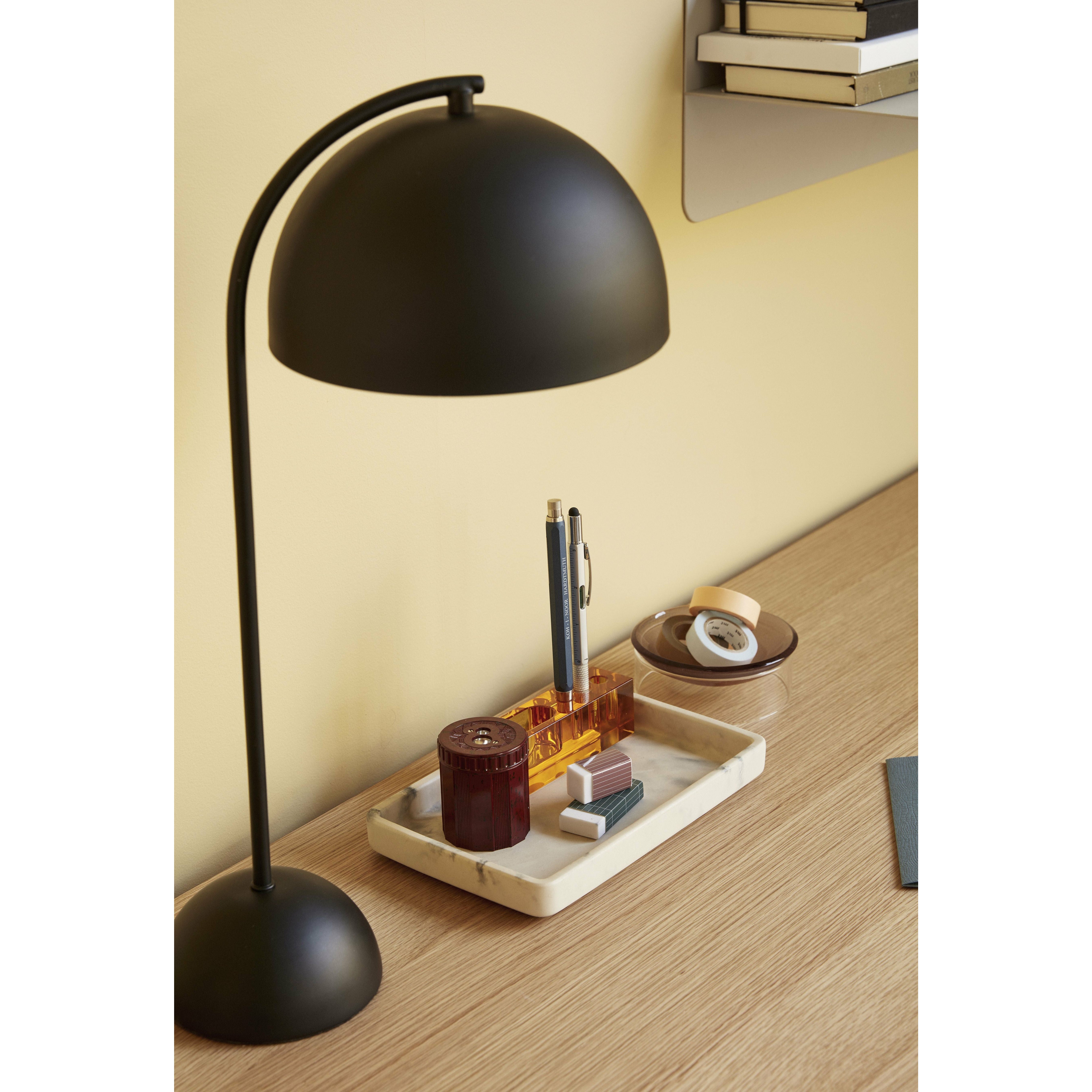Hübsch Form Table Lamp, černá