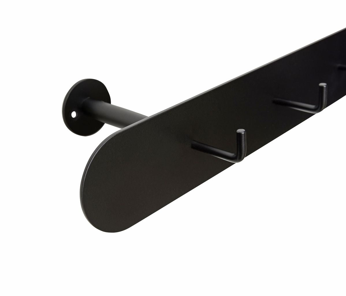 Hübsch Hack Wall Coat Rack, Black