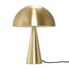 Hübsch Mush Table Lamp Mini, Brass