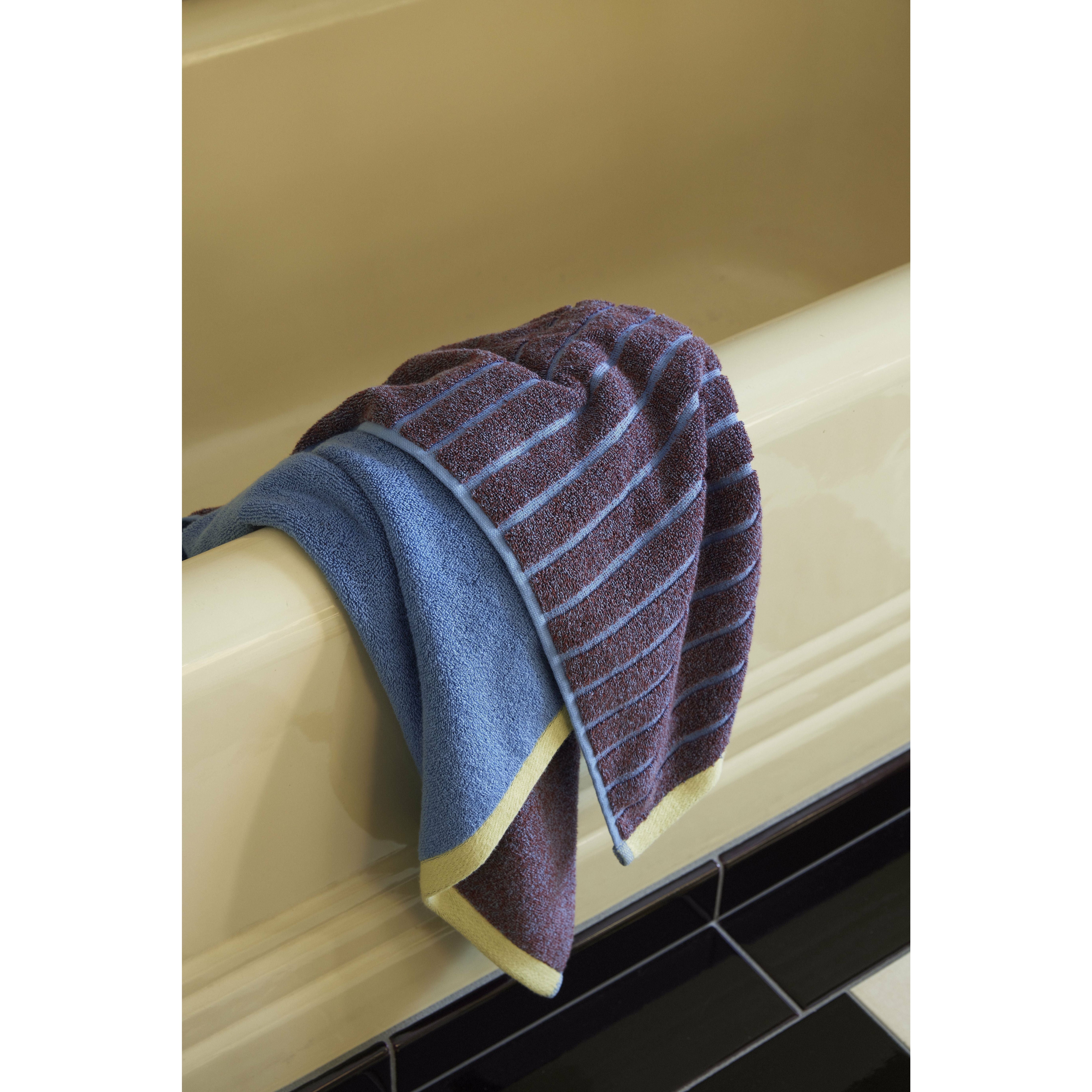 Hübsch promenádová ručník velký, fialový/modrý