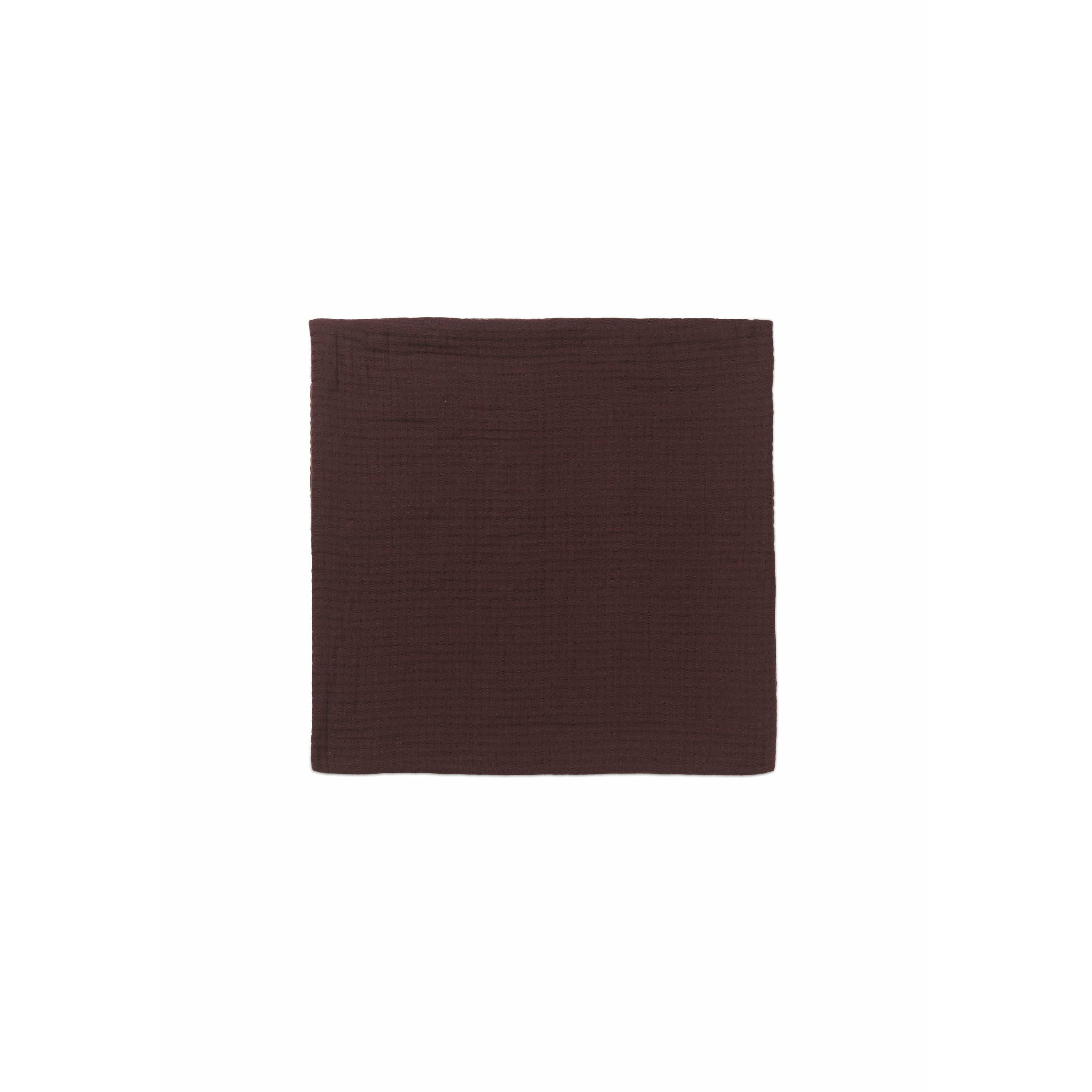 Juna View Cushion 45x45 cm, čokoláda