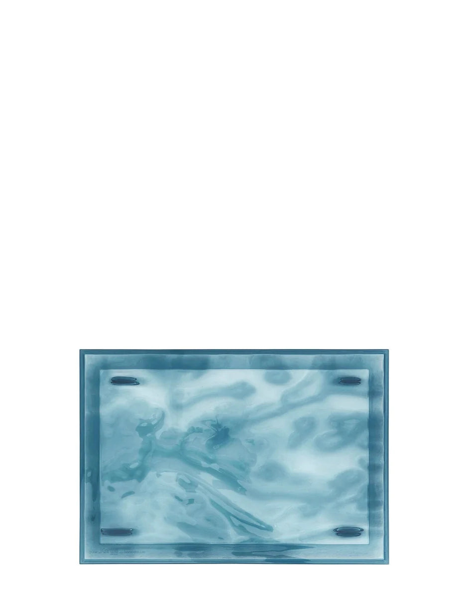 Kartell Dune Tray 55x38 Cm, Light Blue