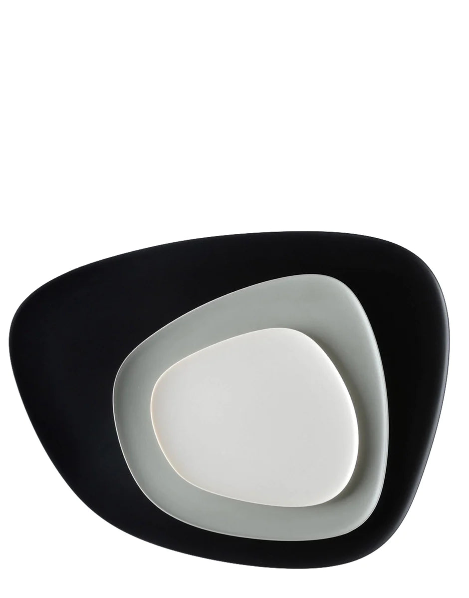 Kartell Namaste' Tray, Black/Grey/Taupe