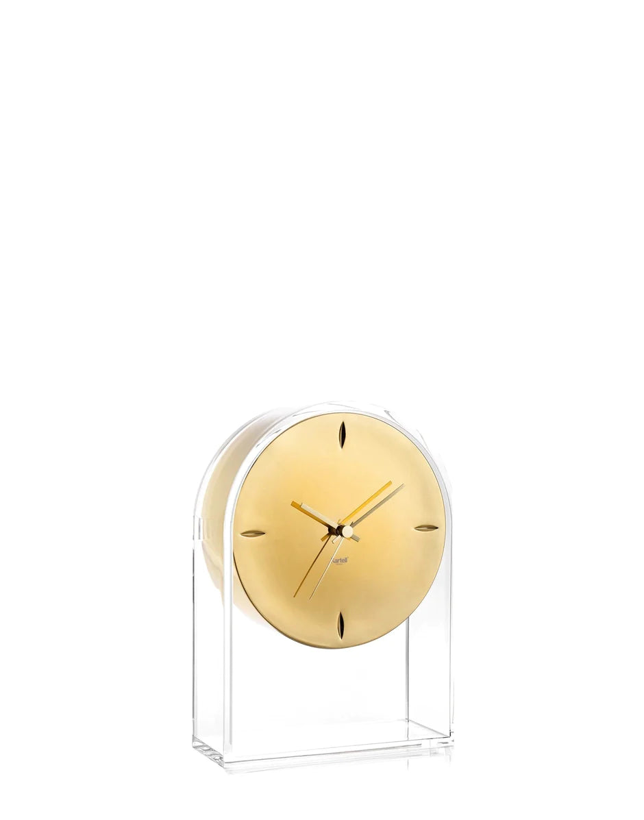 Kartell Air Du Temps Clock, Crystal/Gold