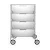 Kartell Mobil 4 Drawer With Wheels, Ice