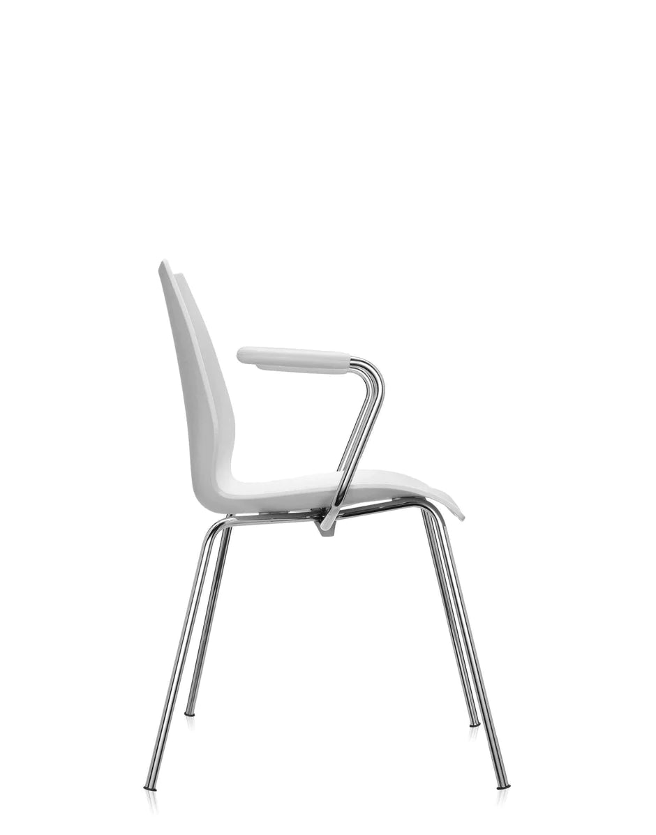 Kartell Maui Armchair, Zinc White