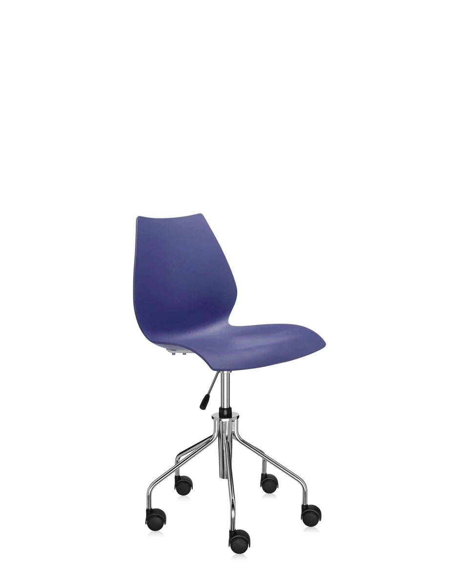 Kartell Maui Swivel Chair, Navy Blue