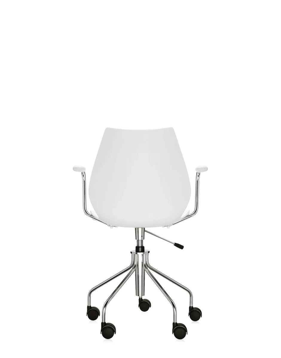 Kartell Maui Swivel křeslo, zinkové bílé